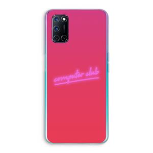 CaseCompany Vice Glow: Oppo A92 Transparant Hoesje