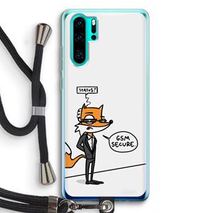 CaseCompany GSM secure: Huawei P30 Pro Transparant Hoesje met koord