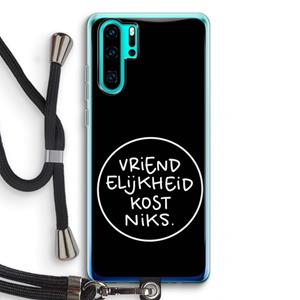 CaseCompany Vriendelijkheid: Huawei P30 Pro Transparant Hoesje met koord