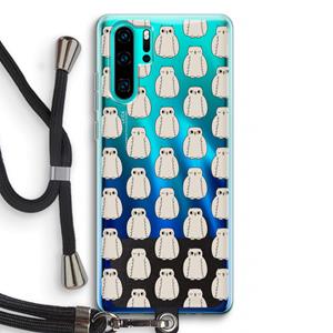 CaseCompany Uilen: Huawei P30 Pro Transparant Hoesje met koord