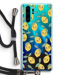 CaseCompany Citroenen: Huawei P30 Pro Transparant Hoesje met koord