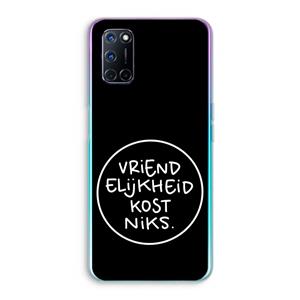 CaseCompany Vriendelijkheid: Oppo A92 Transparant Hoesje