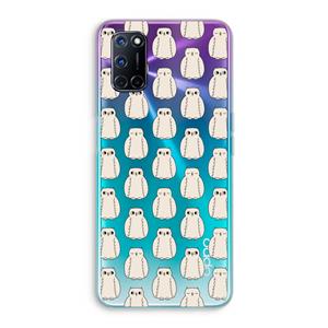 CaseCompany Uilen: Oppo A92 Transparant Hoesje