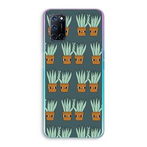 CaseCompany Sansevieria: Oppo A92 Transparant Hoesje