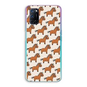CaseCompany Pony: Oppo A92 Transparant Hoesje