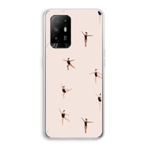 CaseCompany Dancing #1: Oppo A95 5G Transparant Hoesje