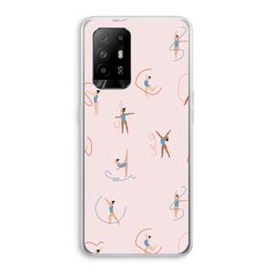 CaseCompany Dancing #3: Oppo A95 5G Transparant Hoesje