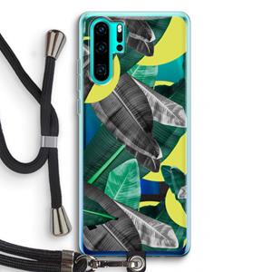 CaseCompany Fantasie jungle: Huawei P30 Pro Transparant Hoesje met koord