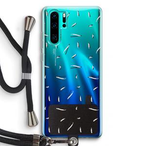 CaseCompany Hipster stripes: Huawei P30 Pro Transparant Hoesje met koord