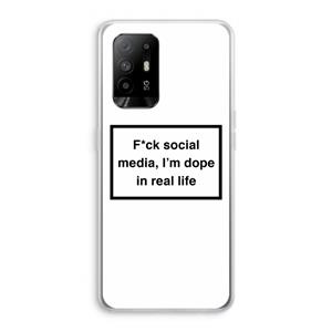 CaseCompany I'm dope: Oppo A95 5G Transparant Hoesje