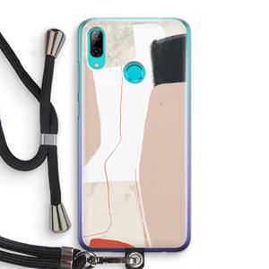 CaseCompany Lava: Huawei P Smart (2019) Transparant Hoesje met koord