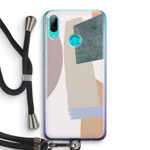 CaseCompany Lindo: Huawei P Smart (2019) Transparant Hoesje met koord