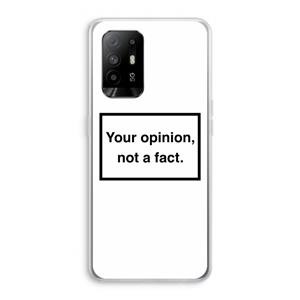CaseCompany Your opinion: Oppo A95 5G Transparant Hoesje