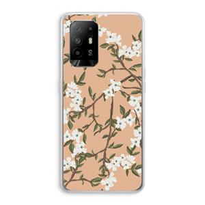 CaseCompany Blossoming spring: Oppo A95 5G Transparant Hoesje