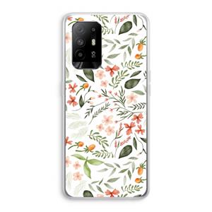 CaseCompany Sweet little flowers: Oppo A95 5G Transparant Hoesje