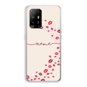 CaseCompany Kusjes: Oppo A95 5G Transparant Hoesje