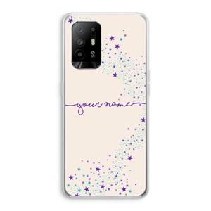 CaseCompany Sterren: Oppo A95 5G Transparant Hoesje