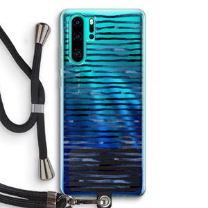 CaseCompany Verrassende lijnen: Huawei P30 Pro Transparant Hoesje met koord