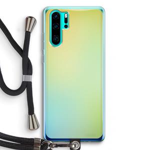 CaseCompany Minty mist pastel: Huawei P30 Pro Transparant Hoesje met koord