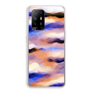 CaseCompany Donkere Wolken: Oppo A95 5G Transparant Hoesje