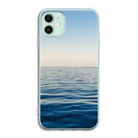 CaseCompany Water horizon: iPhone 11 Transparant Hoesje