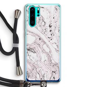 CaseCompany Mengelmoes: Huawei P30 Pro Transparant Hoesje met koord