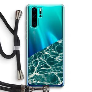 CaseCompany Weerkaatsing water: Huawei P30 Pro Transparant Hoesje met koord