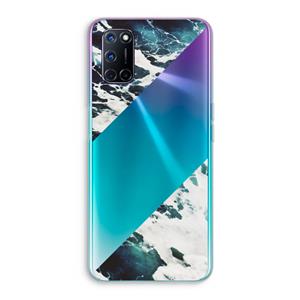 CaseCompany Golven: Oppo A92 Transparant Hoesje