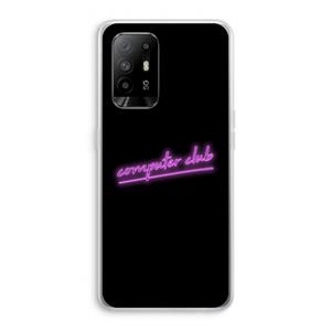 CaseCompany Vice Black: Oppo A95 5G Transparant Hoesje