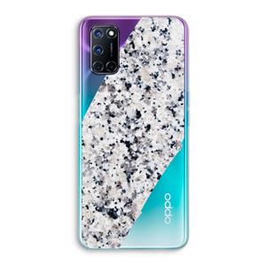 CaseCompany Gespikkelde marmer: Oppo A92 Transparant Hoesje