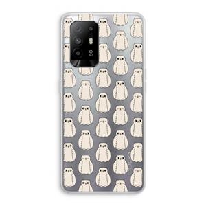 CaseCompany Uilen: Oppo A95 5G Transparant Hoesje