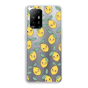 CaseCompany Citroenen: Oppo A95 5G Transparant Hoesje