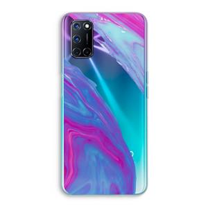 CaseCompany Zweverige regenboog: Oppo A92 Transparant Hoesje