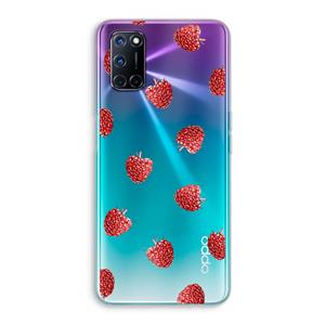 CaseCompany Framboosjes: Oppo A92 Transparant Hoesje