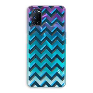 CaseCompany Onderbroken lijn: Oppo A92 Transparant Hoesje