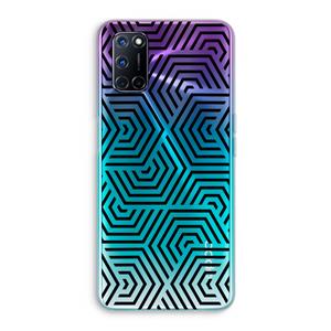 CaseCompany Magic pattern: Oppo A92 Transparant Hoesje