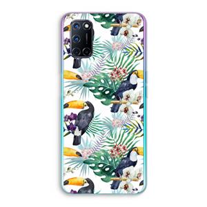 CaseCompany Tukans: Oppo A92 Transparant Hoesje