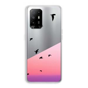 CaseCompany Fly away: Oppo A95 5G Transparant Hoesje