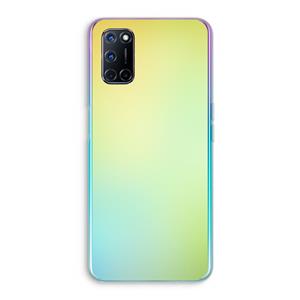 CaseCompany Minty mist pastel: Oppo A92 Transparant Hoesje