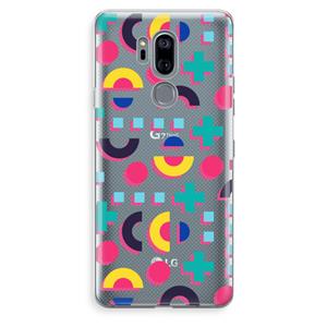 CaseCompany 8-bit N°2: LG G7 Thinq Transparant Hoesje