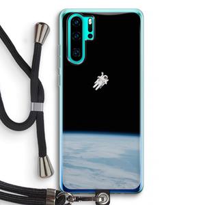 CaseCompany Alone in Space: Huawei P30 Pro Transparant Hoesje met koord