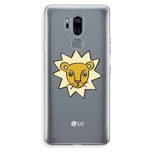 CaseCompany Kleine leeuw: LG G7 Thinq Transparant Hoesje