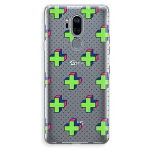 CaseCompany 8-bit N°10: LG G7 Thinq Transparant Hoesje