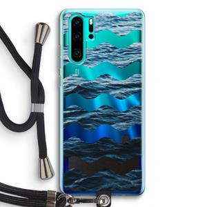 CaseCompany Oceaan: Huawei P30 Pro Transparant Hoesje met koord