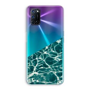 CaseCompany Weerkaatsing water: Oppo A92 Transparant Hoesje