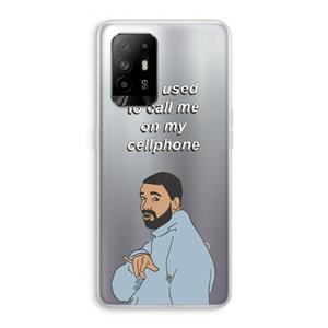 CaseCompany Hotline bling: Oppo A95 5G Transparant Hoesje