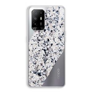 CaseCompany Gespikkelde marmer: Oppo A95 5G Transparant Hoesje