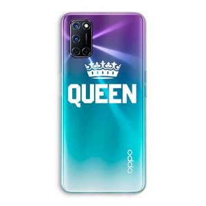 CaseCompany Queen zwart: Oppo A92 Transparant Hoesje