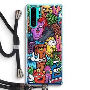 CaseCompany Vexx Mixtape: Huawei P30 Pro Transparant Hoesje met koord
