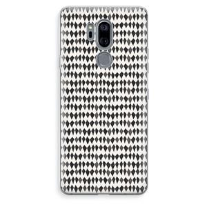 CaseCompany Crazy shapes: LG G7 Thinq Transparant Hoesje